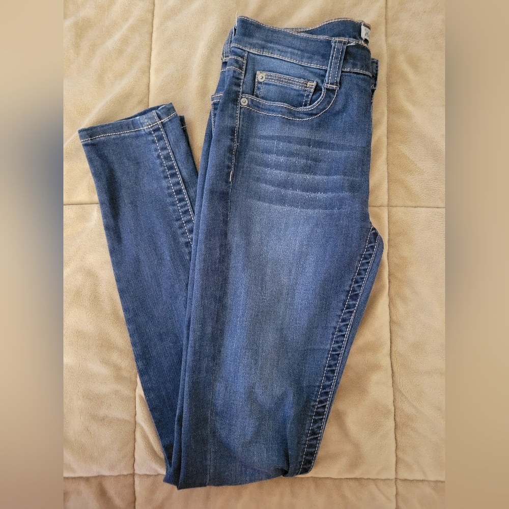Mudd  Blue Skinny Jeans, Juniors Size 3